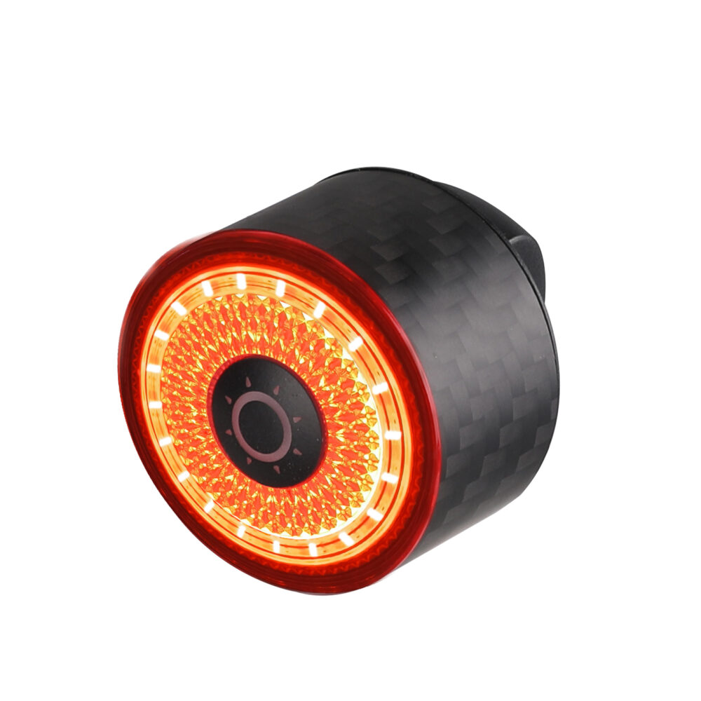 Gaciron LOOP-100 luz Trasera Carbon Bicicleta con Sensor de Freno Inteligente